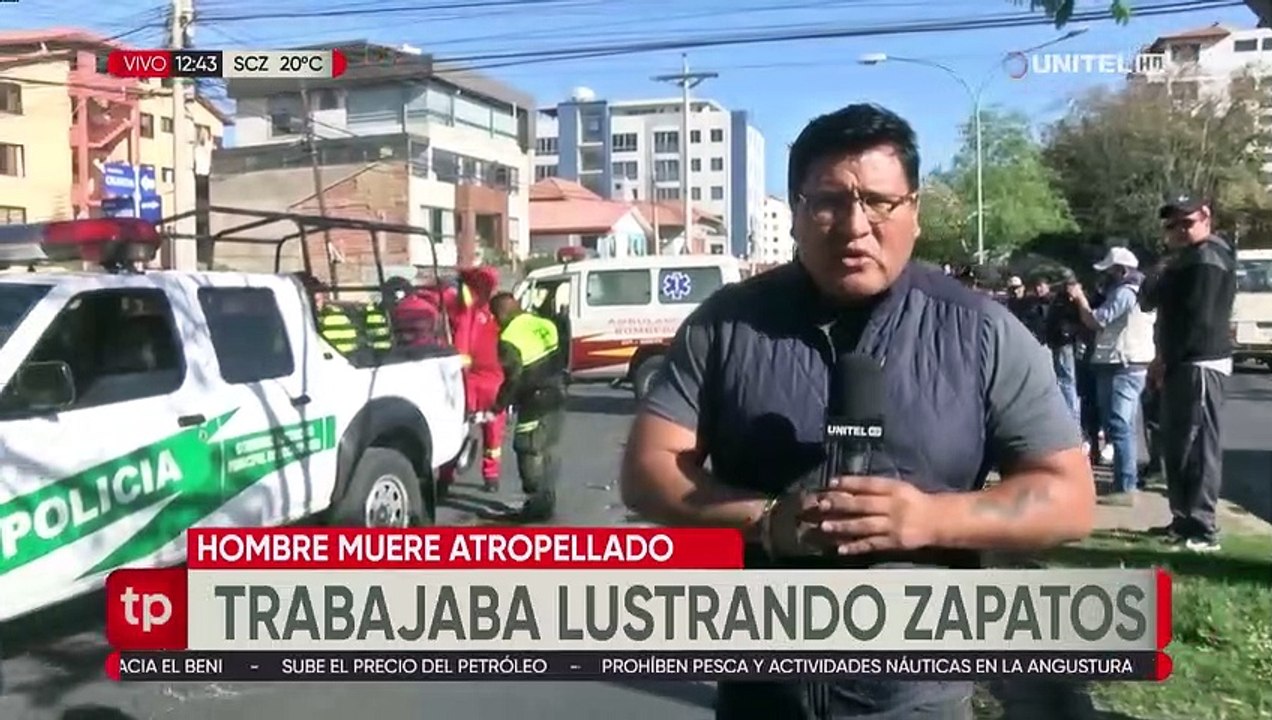 Cochabamba: Un hombre de 80 años fallece tras ser atropellado por un camión