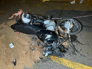 Câmera flagrou colisão que deixou jovem em estado grave no PR; assista