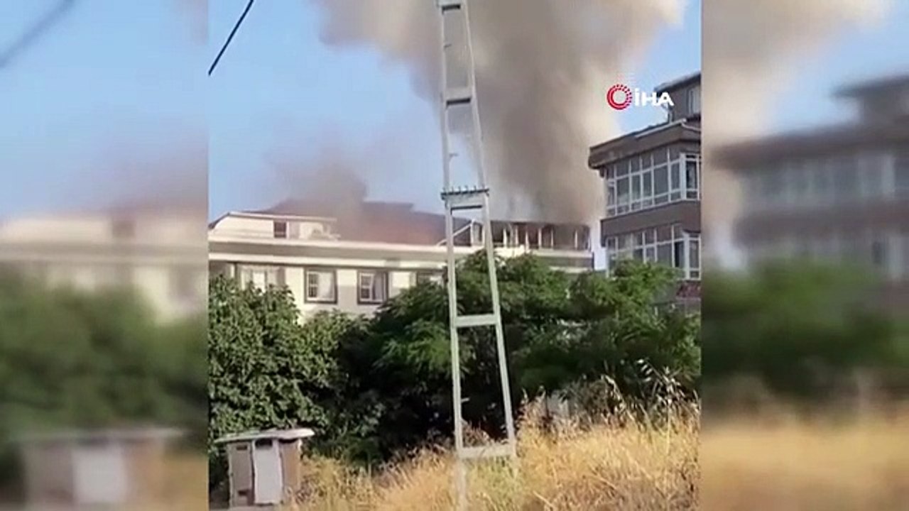 Incendie dans une maison de retraite pour personnes âgées à Beylikdüzü
