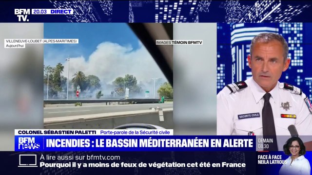 Incendies: 9 feux sur 10 sont d'origine humaine , rappelle le colonel Sébastien Paletti (porte-parole de la Sécurité civile)
