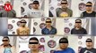 Del 11 al 24 de julio fueron detenidos 18 presuntos integrantes de 6 bandas delictivas