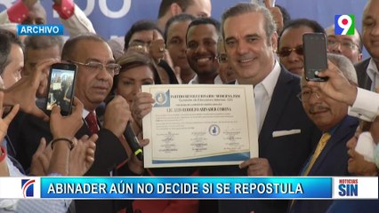 Presidente Abinader aún duda sobre repostulación presidencial | Primera Emisión SIN