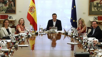 Celebración del primer Consejo de Ministros tras el 23-J.