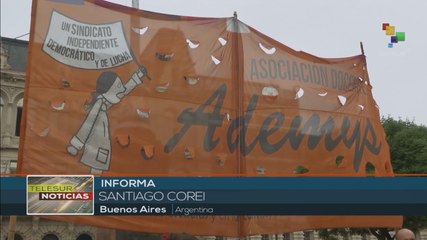 Download Video: Docentes de Argentina reclaman mejoras a favor del sector educativo