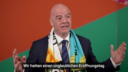 Infantino: "Größte FIFA-Frauen-WM aller Zeiten"