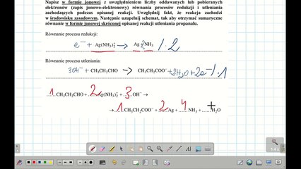 ZADANIE 31 CKE 2020 KWIECIEŃ REDOX ZASADOWY PRÓBA TOLLENSA. #chemia #chemistry