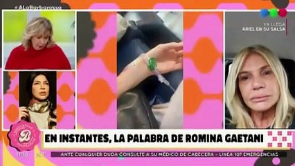 Romina Gaetani habló desde su internación y reveló su diagnostico