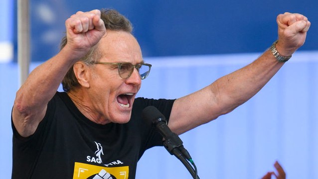 SAG-AFTRA superstars take their strike to Times Square as they fight over wages, staffing, and the rise of AI