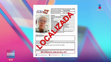Localizan con vida a Catalina Vargas, madre buscadora