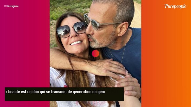 PHOTO Veronika Loubry maman : moustache et cheveux très longs, son fils Ayrton est devenu un vrai bonhomme !