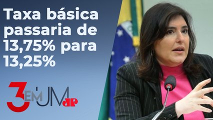 Simone Tebet espera redução da Selic em 0,5 ponto em próxima reunião do Copom