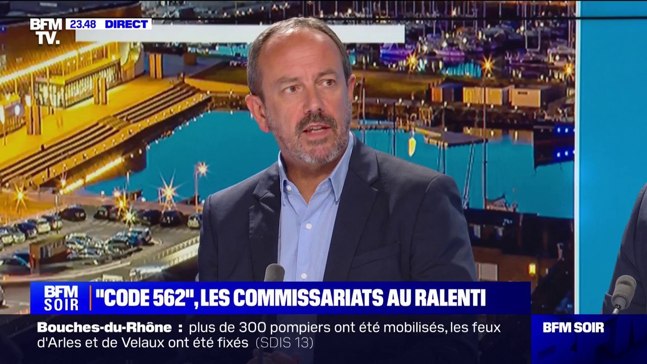 Protestation des policiers: "Ça ne semble pas vouloir se calmer au vu des chiffres qui nous remontent pas la voie syndicale", affirme Yann Bastière (syndicat de police Unité SGP)