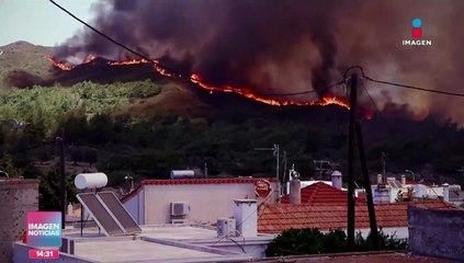 No cesan los incendios forestales en Grecia