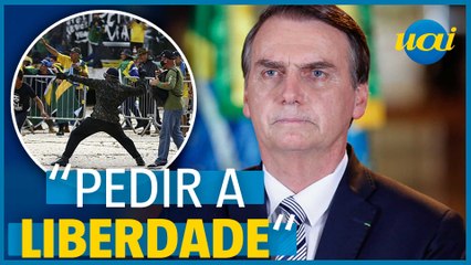 Bolsonaro fala em 'movimento de rua' pelos presos no 8/1