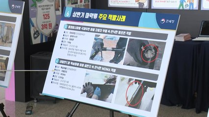올해 상반기 마약 밀수 적발량 '사상 최대' / YTN