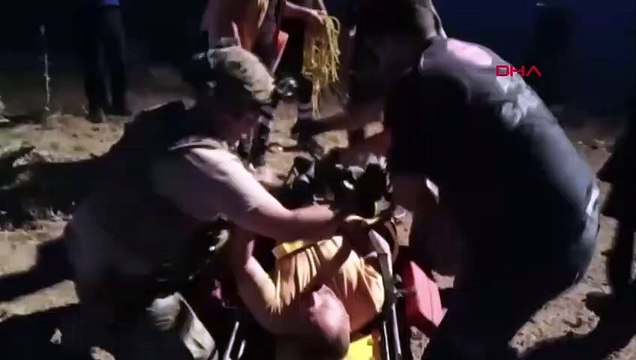 Konya'da Dağda Mahsur Kalan Kişi Helikopterle Kurtarıldı