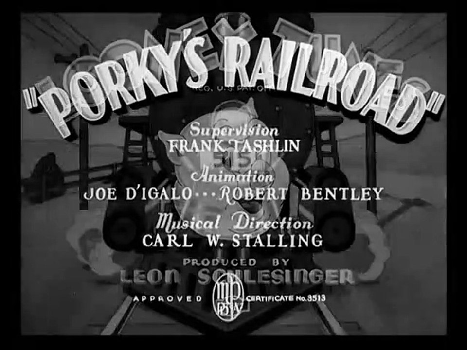 Looney Tunes Porky's Railroad 2d Funny Animation Cartoon video Dailymotion