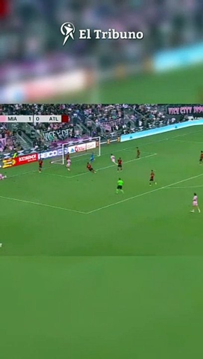 Lionel Messi marcó el segundo gol ante Atlanta United