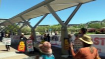 Northern Australia development conference in Darwin faced met with protesters