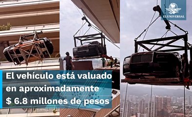 ¡El que puede, puede! Compró un Rolls-Royce y lo subió hasta su departamento