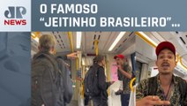Rapper brasileiro no metrô de Portugal viraliza nas redes sociais