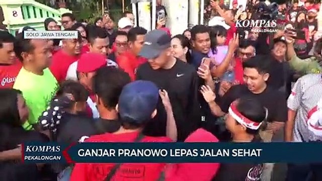 Jalan Sehat Bersama Ganjar Pranowo di Solo