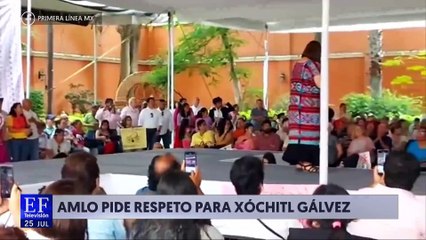 AMLO le mandó besos a sus adversarios
