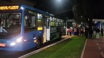 Dois ônibus do transporte coletivo se envolvem em acidente na Avenida Brasil