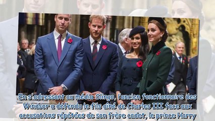 William et Kate Middleton violemment critiqués par Harry  un proche sort les griffes