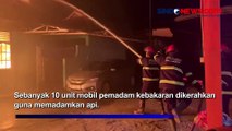 Diduga Korsleting Listrik,  1 Unit Rumah dan 2 Ruko Ludes Terbakar