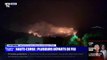 Incendie en Haute-Corse: au moins 120 hectares brûlés, les vents forts compliquent le travail des pompiers