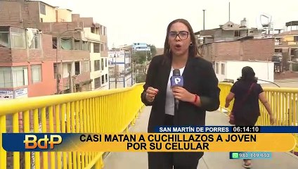 SMP: frustran asalto de criminal que casi acuchilla a su víctima