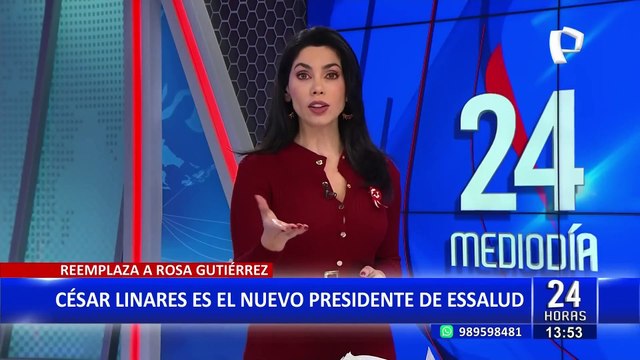 Exgerente de EsSalud rechaza versión de Rosa Gutiérrez sobre presuntas irregularidades