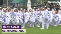 Yel-Yel Capaja TNI-Polri Membahana Guncang Istana Negara