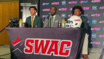 Part 2 - FAMU Head Coach Willie Simmons, Quarterback Jeremy Moussa, and Defensive Back Javan Morgan At SWAC Media Day