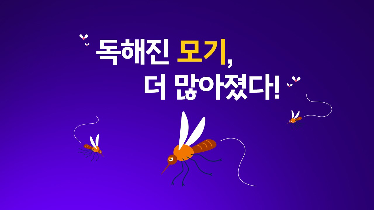 더 독해진 모기 대처법..."선풍기는 강풍으로, 벽을 피하세요" [앵커리포트] / YTN