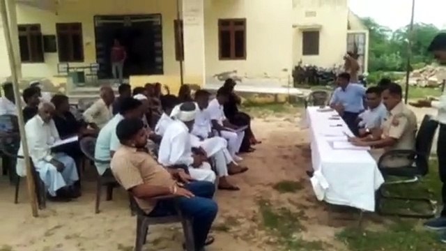शांतिपूर्ण माहौल में मनाए मोहर्रम, शांति समिति सदस्यों की बैठक