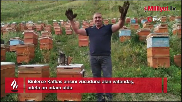 Karslı arıcıdan ‘yok artık’ dedirten görüntüler