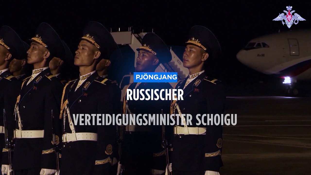 Russlands Verteidigungsminister Schoigu besucht Nordkorea