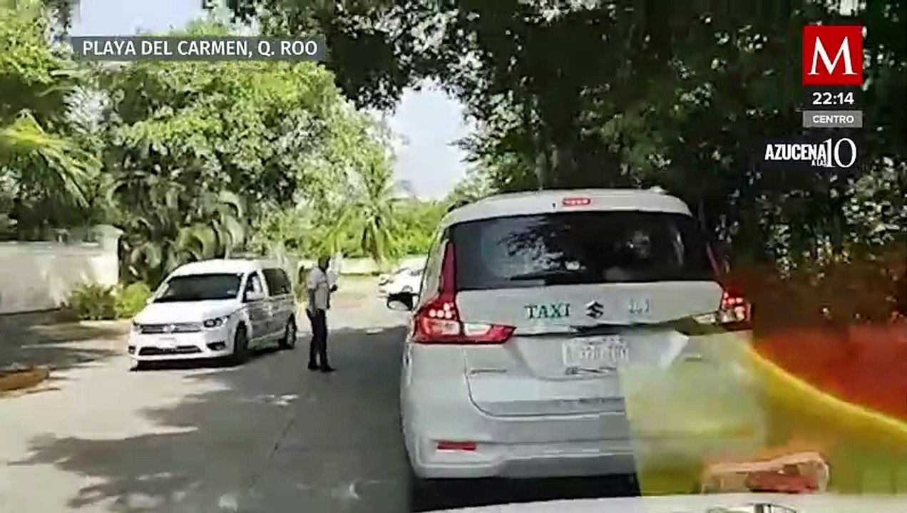 Taxistas sindicalizados agreden a conductores de aplicaciones en Quintana Roo
