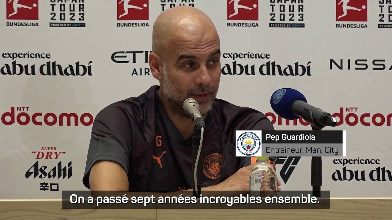 Guardiola sur Gündoğan : "On a passé sept années incroyables ensemble"
