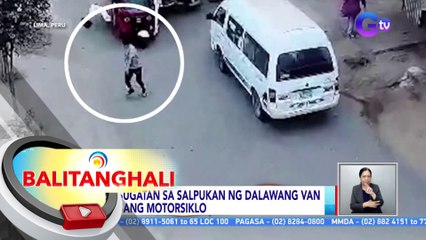 21, sugatan sa salpukan ng dalawang van at isang motorsiklo sa Lima, Peru | BT