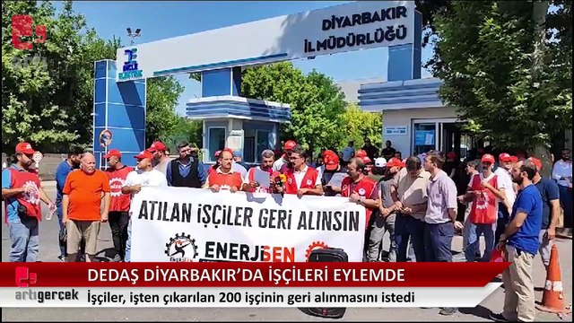 DEDAŞ işçileri eylemde: İşten atılan işçiler geri alınsın
