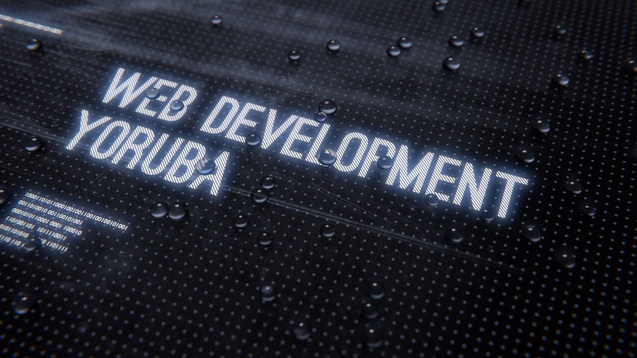 Web Development Yoruba Intro
