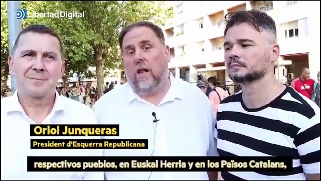 Este es el vídeo de Otegi y Junqueras que prueba que Sánchez ha aceptado ya gobernar para los golpistas y proetarras