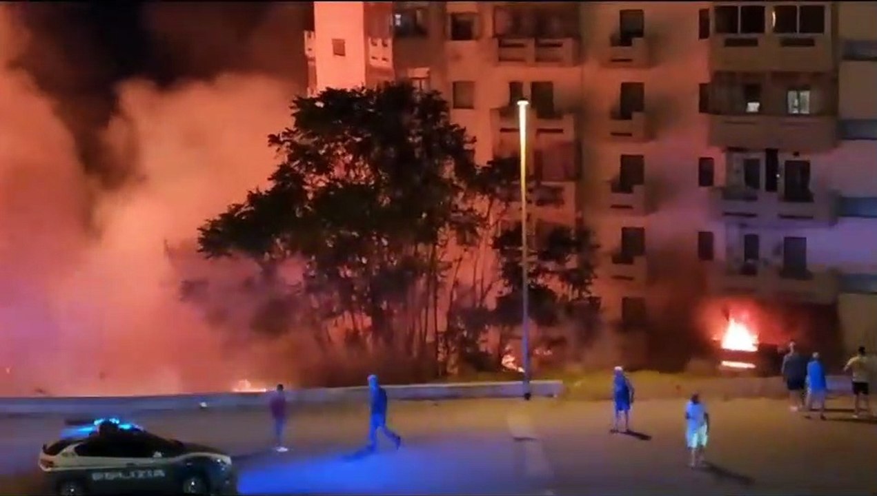 Incendio a Tremonti