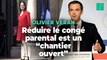 Face à la polémique, Véran relativise le « chantier » ouvert par Bergé sur la réduction du congé parental