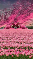 beautiful field of the rice view