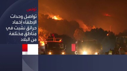 وفيات بحرائق #اليونان و #إيطاليا وتفاؤل في #الجزائر .. مع استمرار جهود الإطفاء في #تونس #العربية