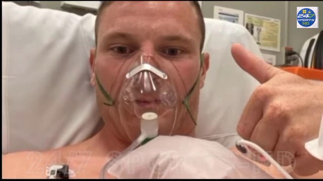 Wrexham's Paul Mullin was hospitalized with PUNCTURED LUNG after a brutal collision with MU goalkeeper Nathan Bishop left him needing oxygen on the field